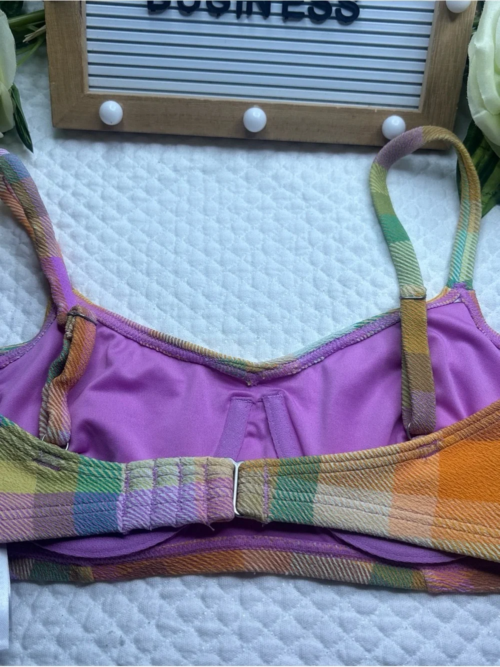 Billabong Warm Waves Lila DD Bralette Bikini Top Small NWT